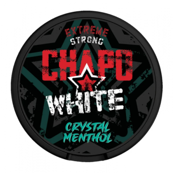 CHAPO WHITE – CRYSTAL MENTHOL STRONG 20 MG / 16 MG