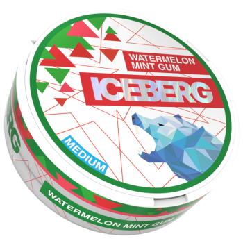 SNUS Nikotiinipadjad ICEBERG Medium Watermelon Mint Gum