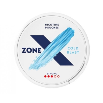 SNUS nikotiinipadjad ZONE X COLD BLAST STRONG #3