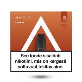 Kapsel E-vedelik HEXA 2x 1.7ml Tubakas