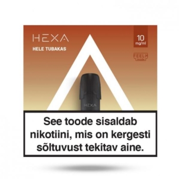Kapsel E-vedelik HEXA 2x 1.7ml Hele tubakas