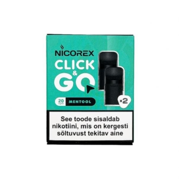 Nicorex Click & GO kapslid 2pakk (Mentool)