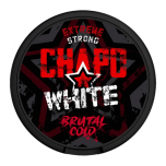 SNUS Nikotiinipadjad CHAPO WHITE – BRUTAL COLD STRONG 16,5MG/G / 13,2 MG